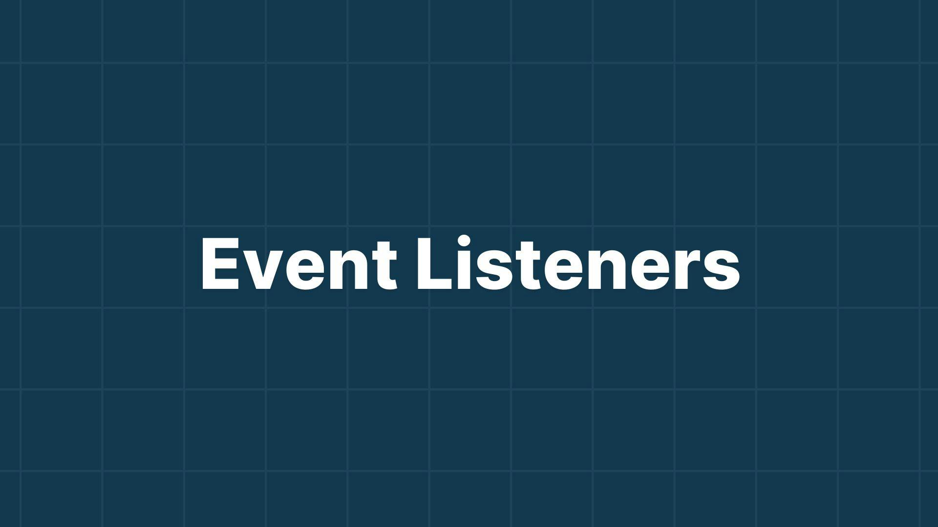 Event listener