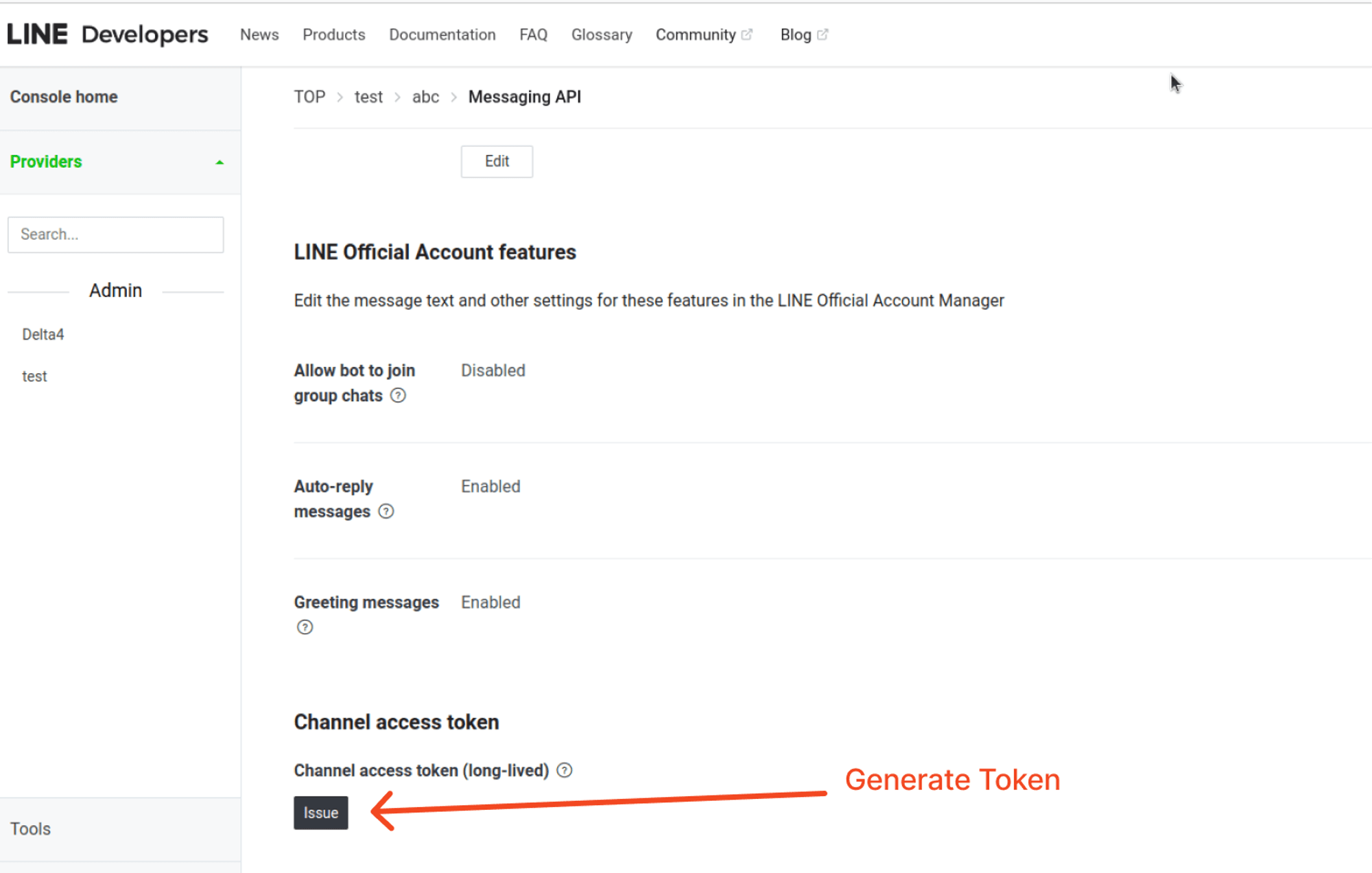 Issue Token