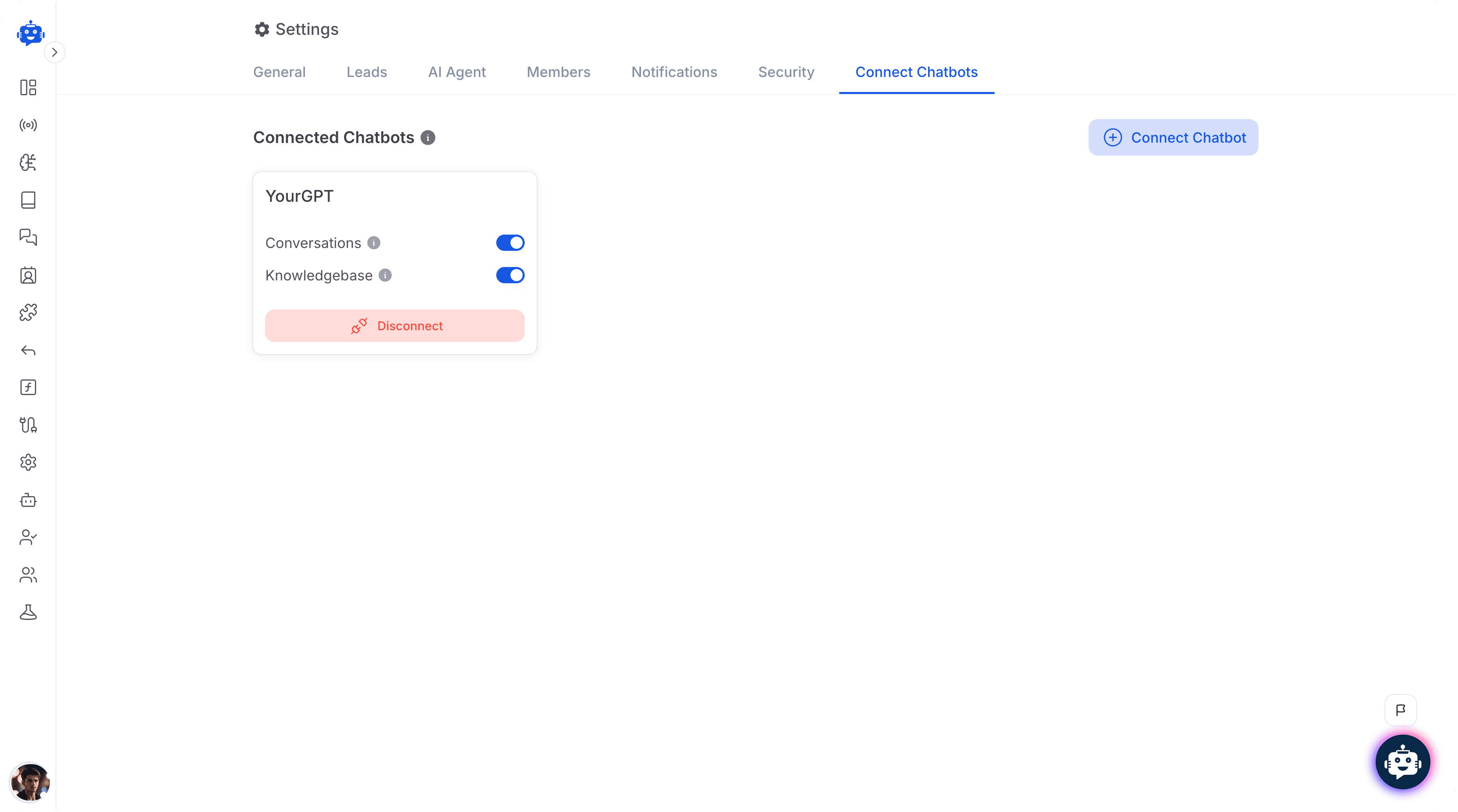 Connected Chatbots final view