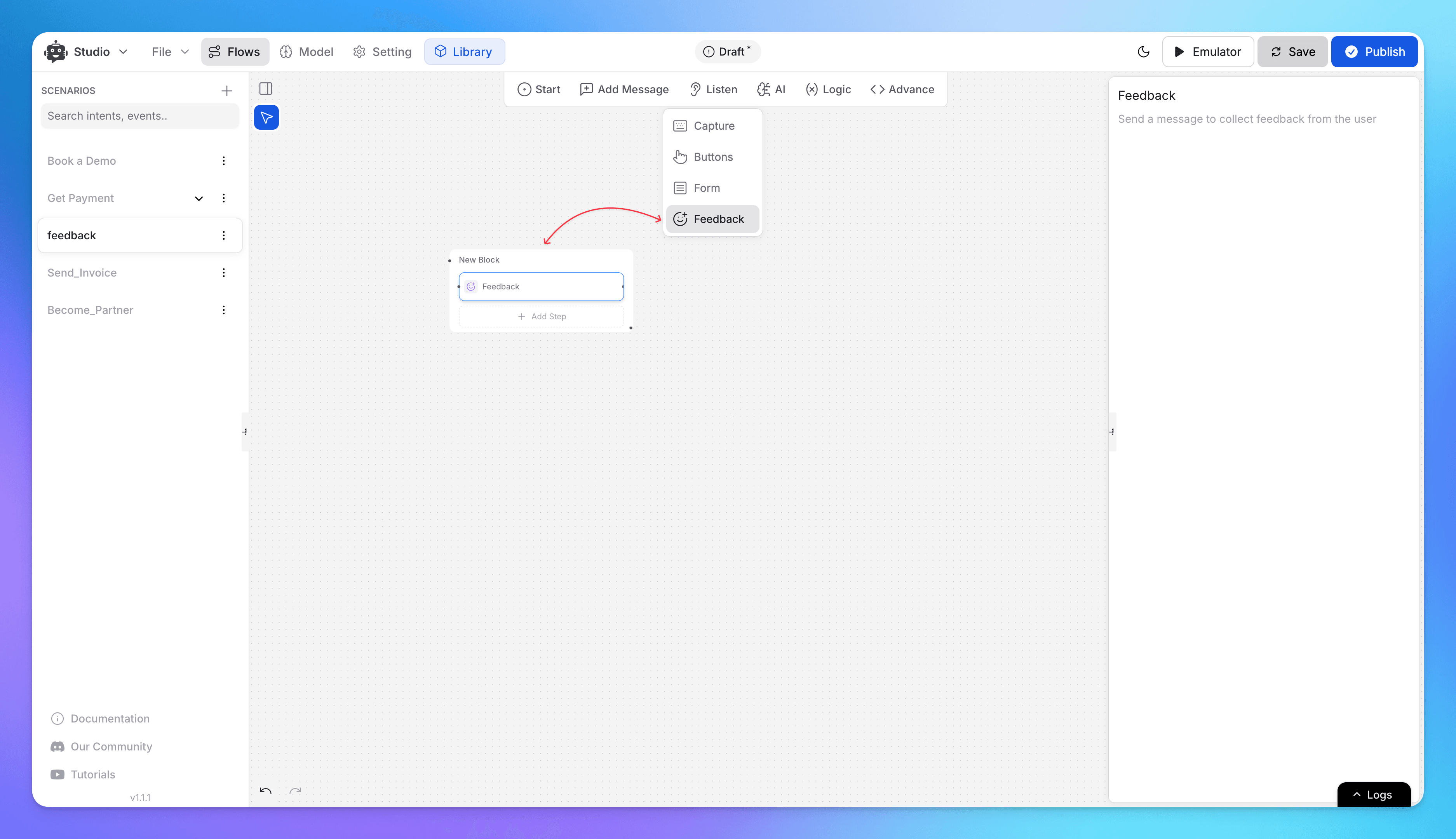Feedback Node