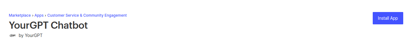 Install YourGPT Chatbot