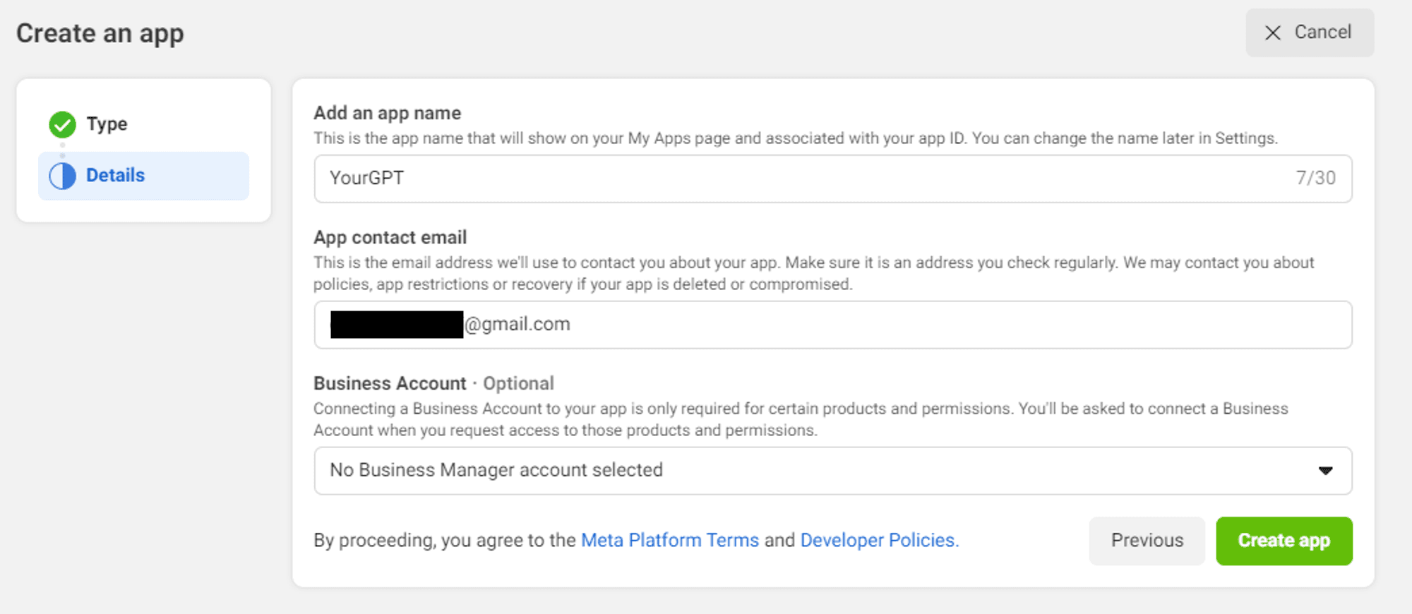 Step 2: Developer Console