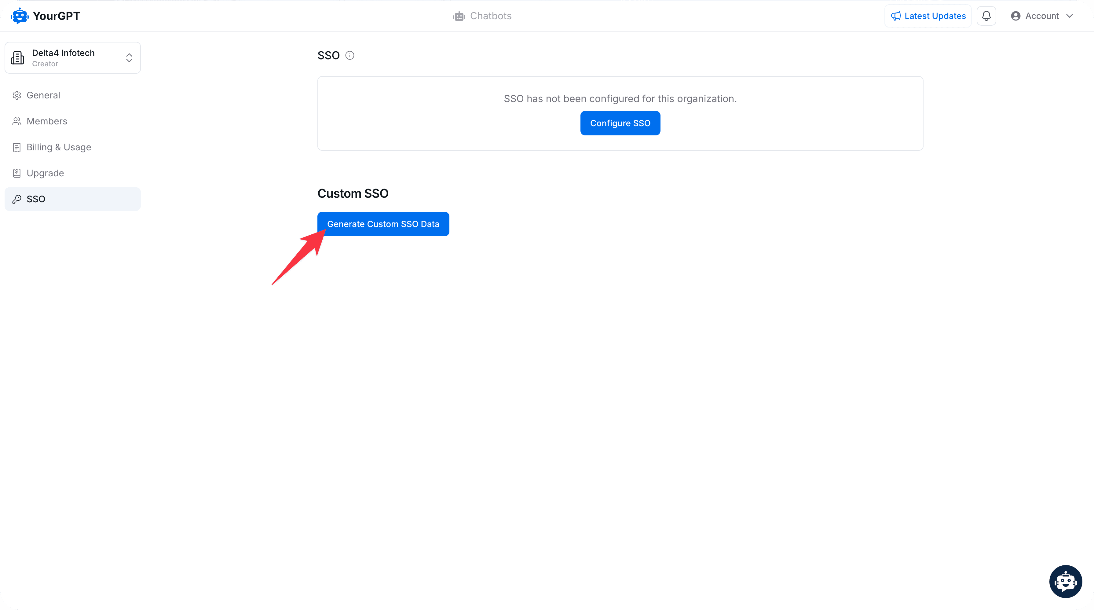 SSO Create