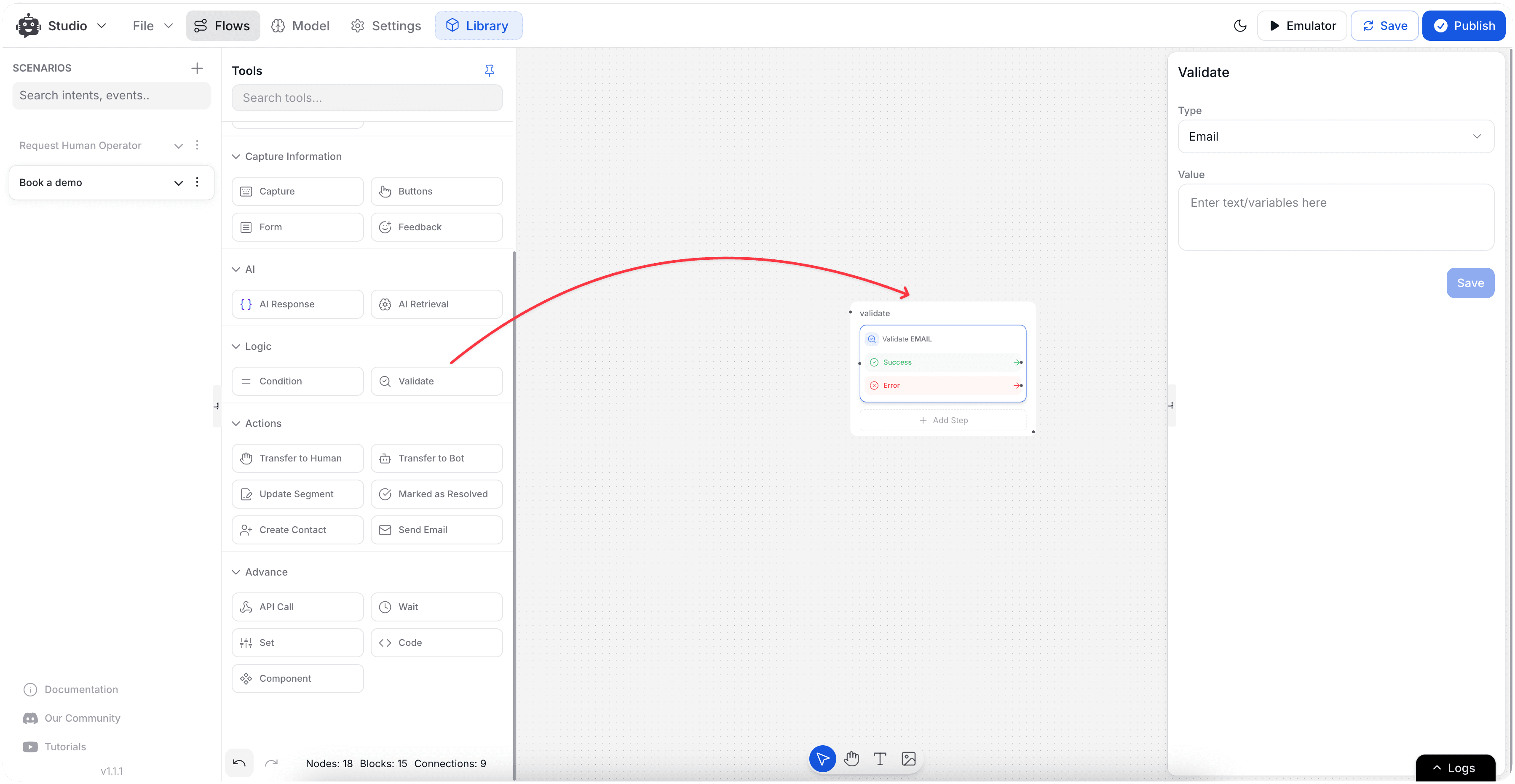Validate Node