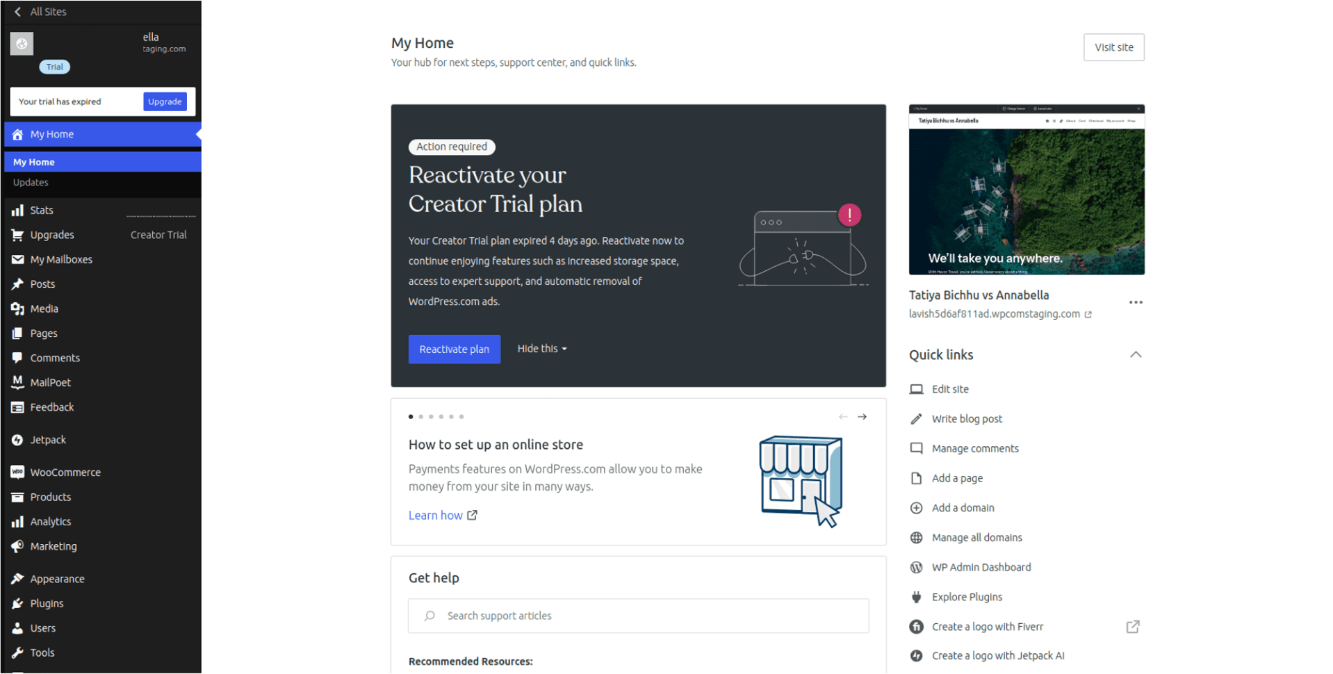 WooCommerce Settings