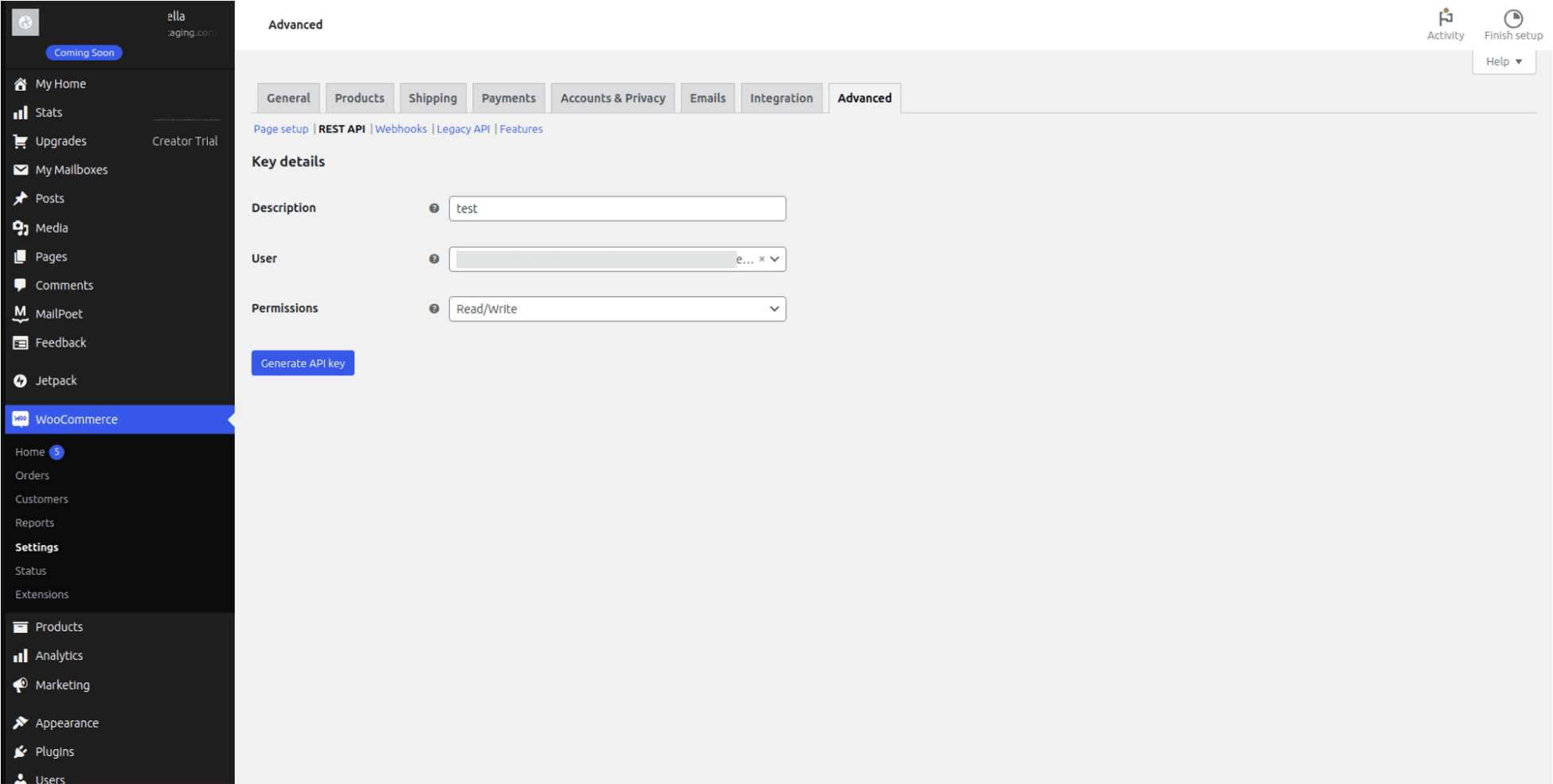 Set Permissions