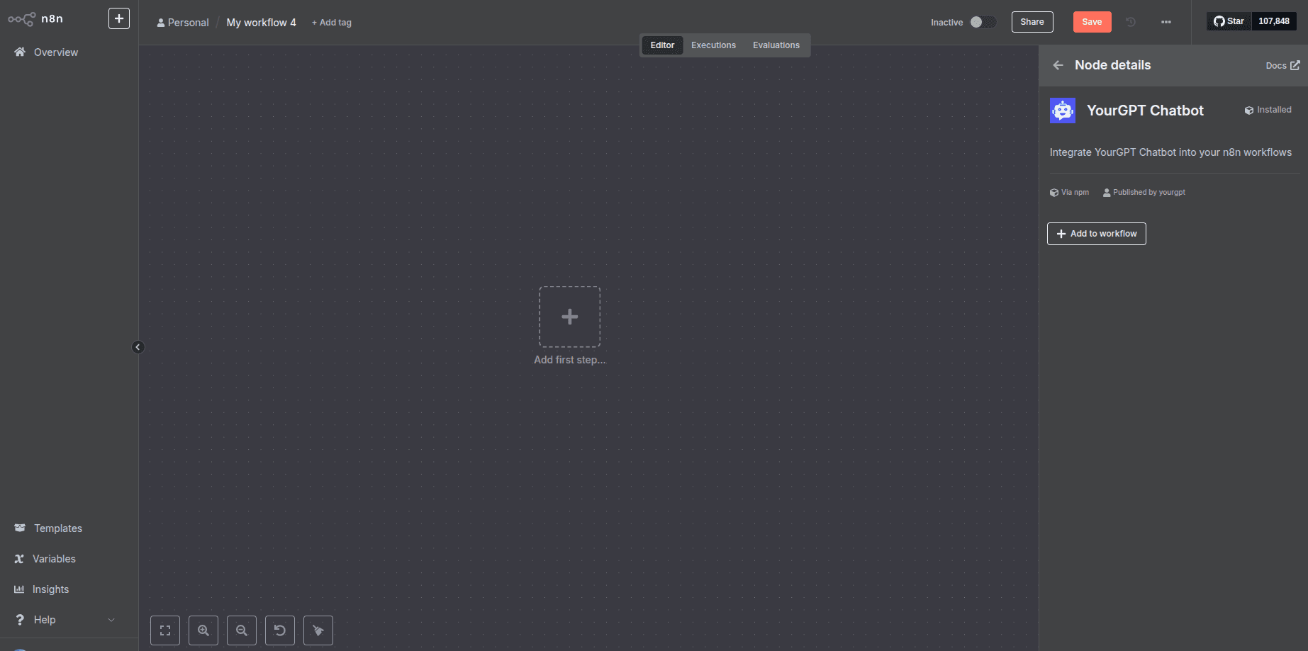 YourGPT node in n8n