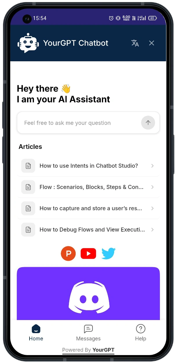 Chatbot Widget Demo