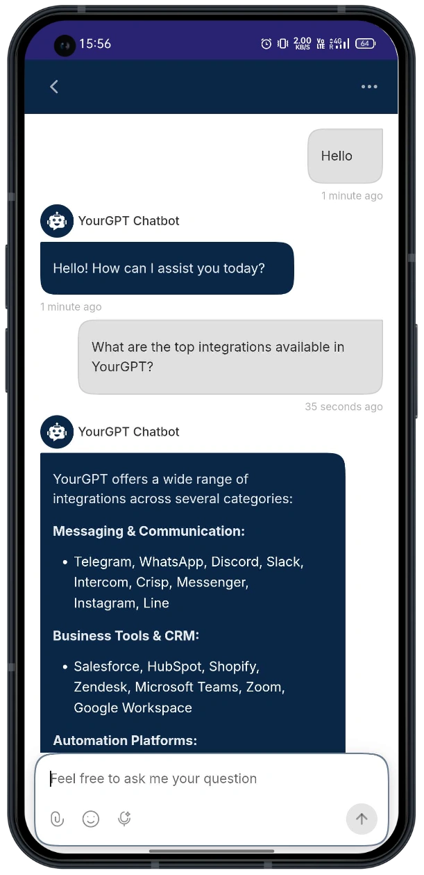 Chatbot Widget Demo