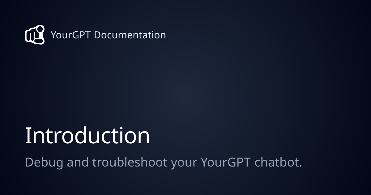 Introduction | YourGPT Documentation